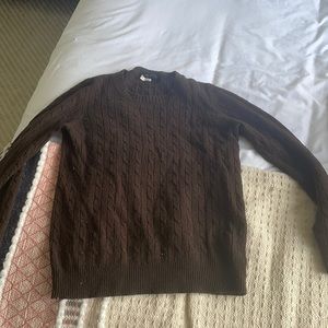 Brown sweater